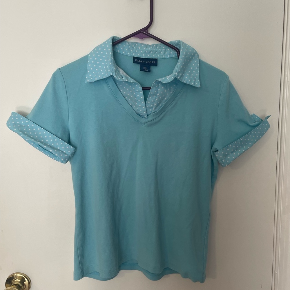 Karen Scott Layered Blouse